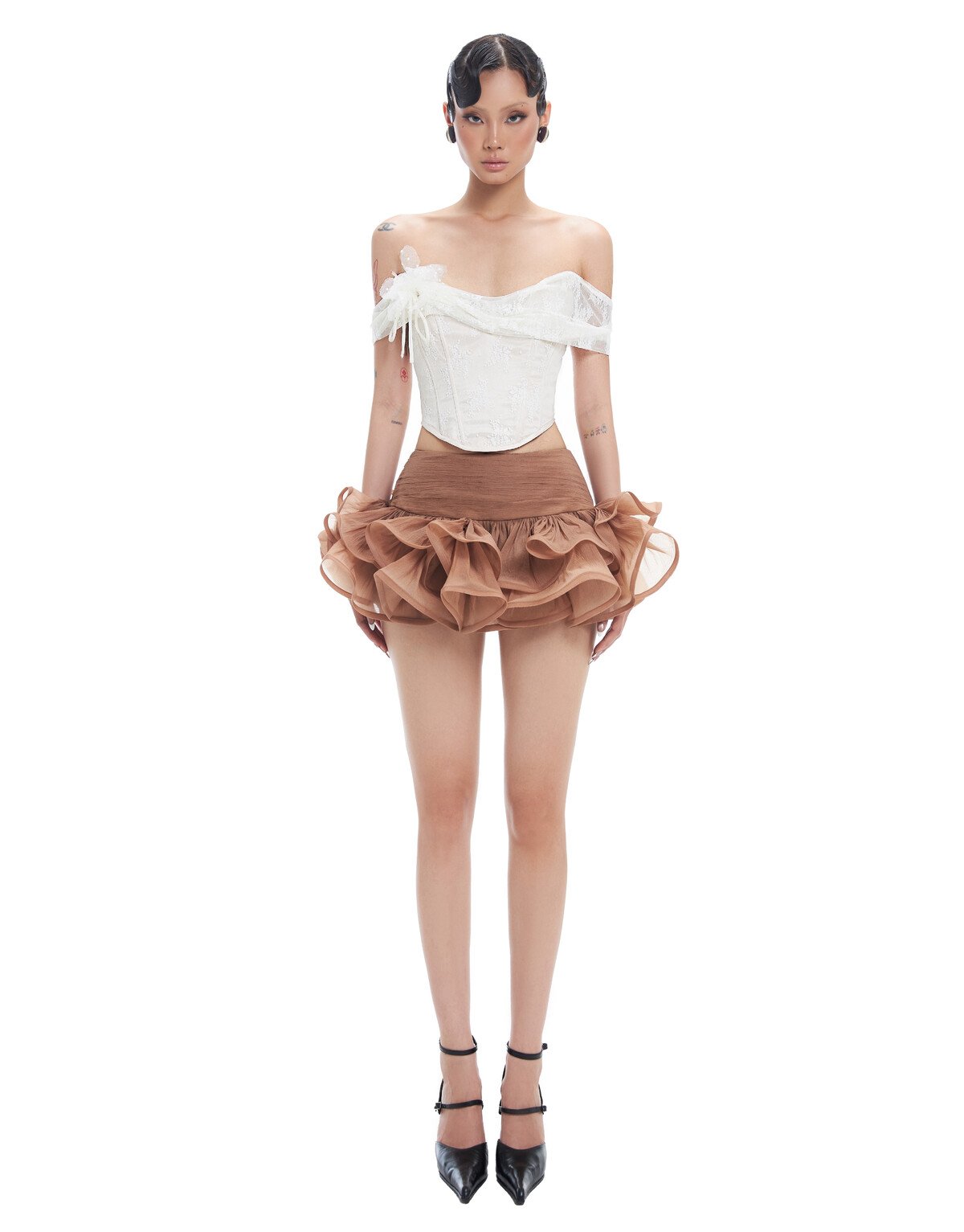 RUFFLE SKIRT