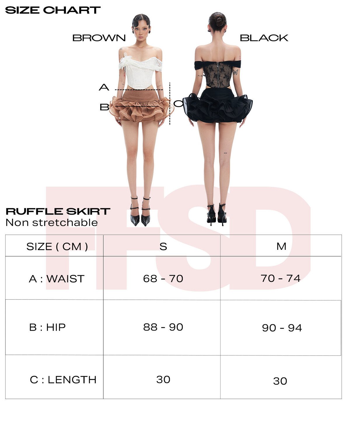 RUFFLE SKIRT