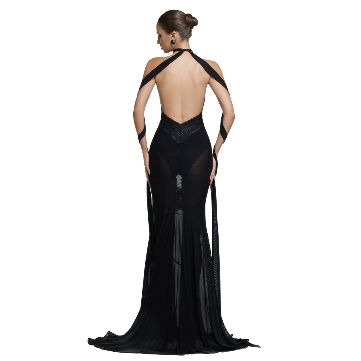 SLICK DRESS ( BLACK )