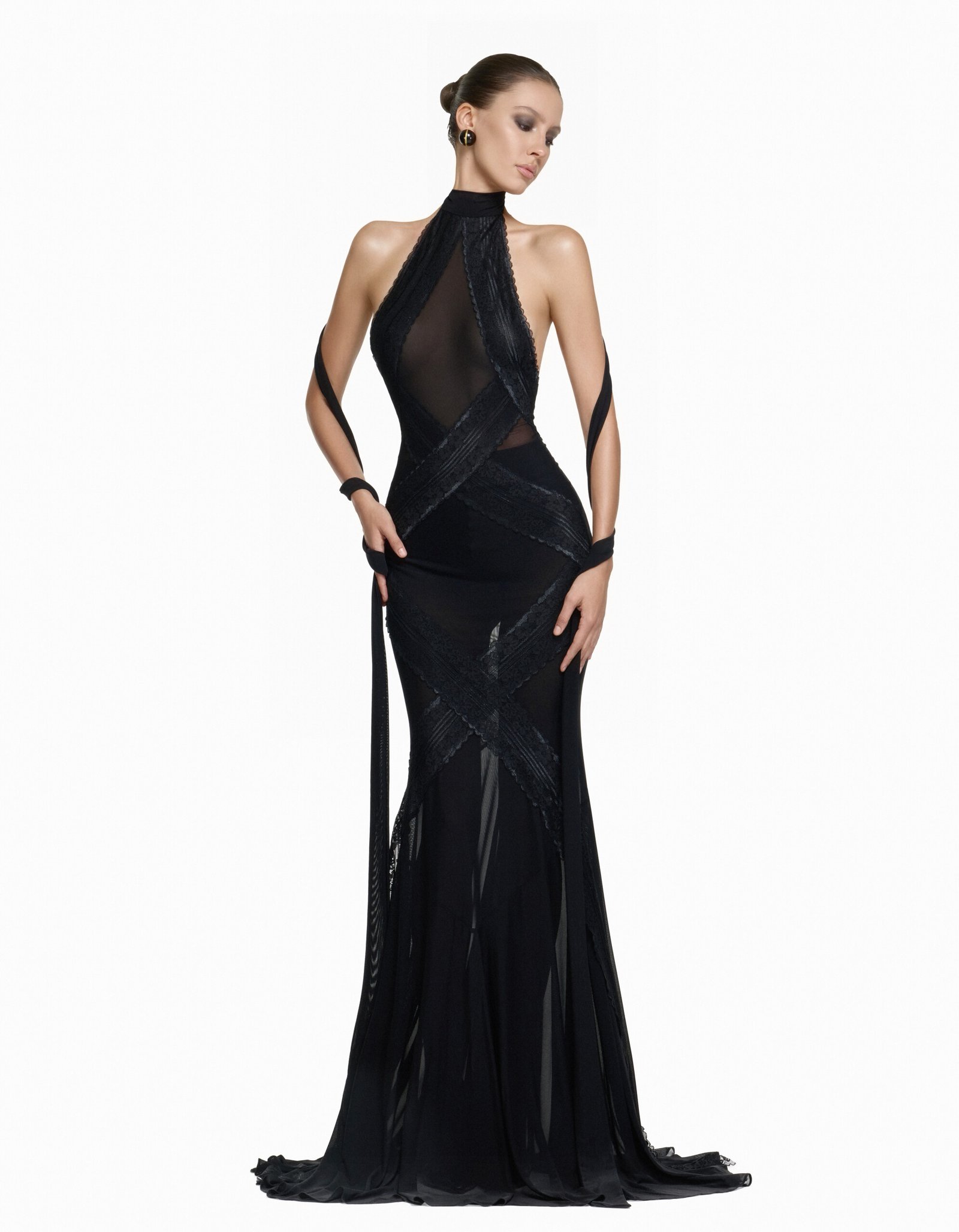 SLICK DRESS ( BLACK )
