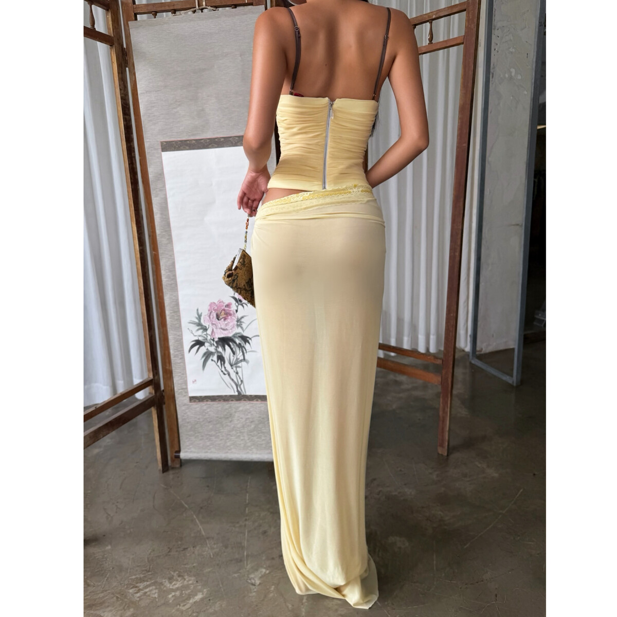 KISS ME TOP (YELLOW)