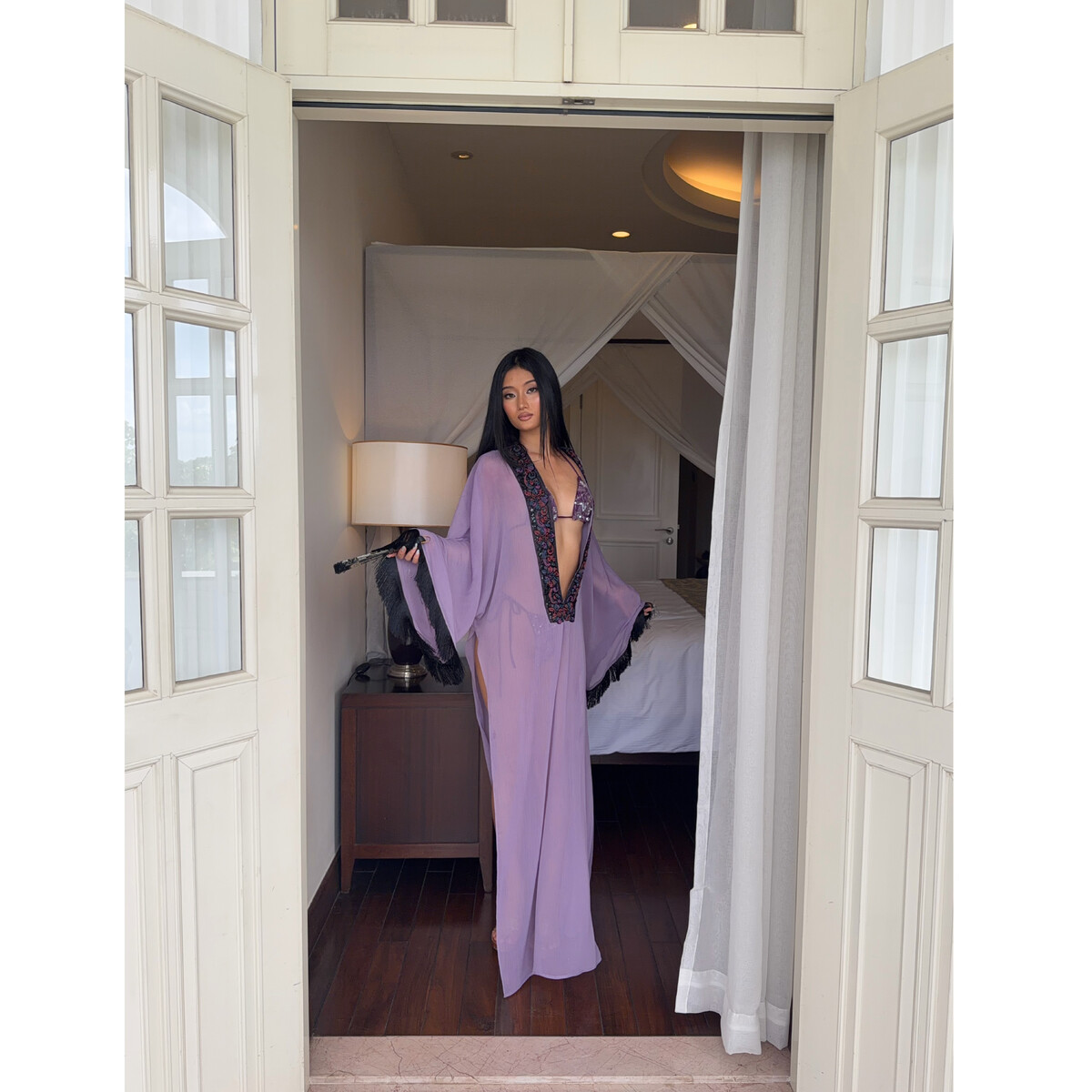MANDY DUSTER (PURPLE)
