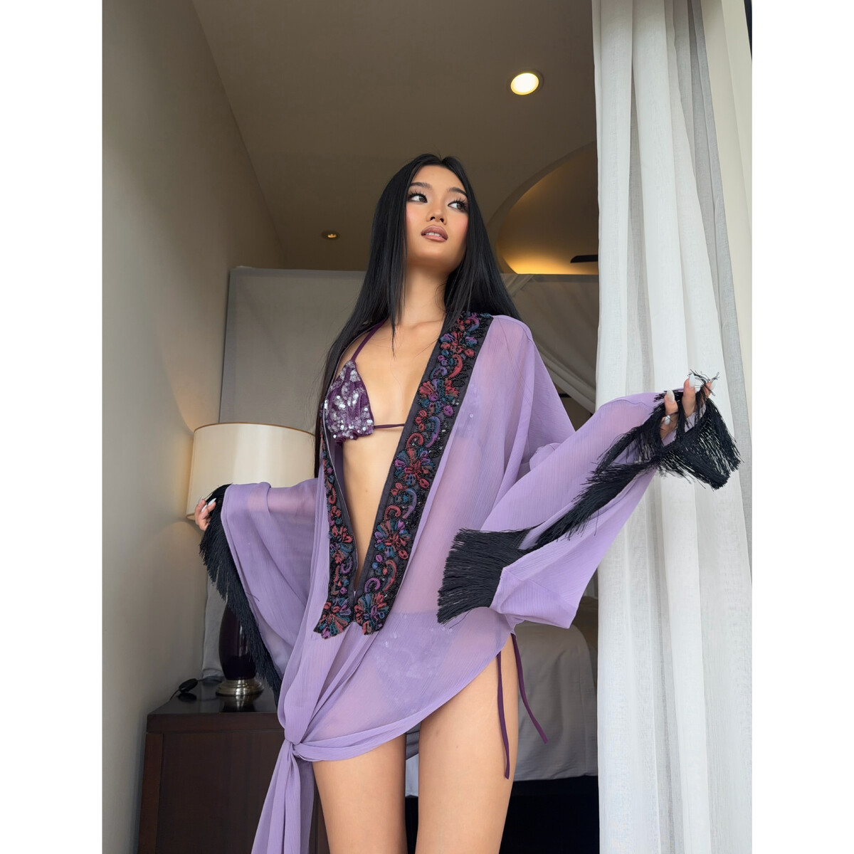 MANDY DUSTER (PURPLE)