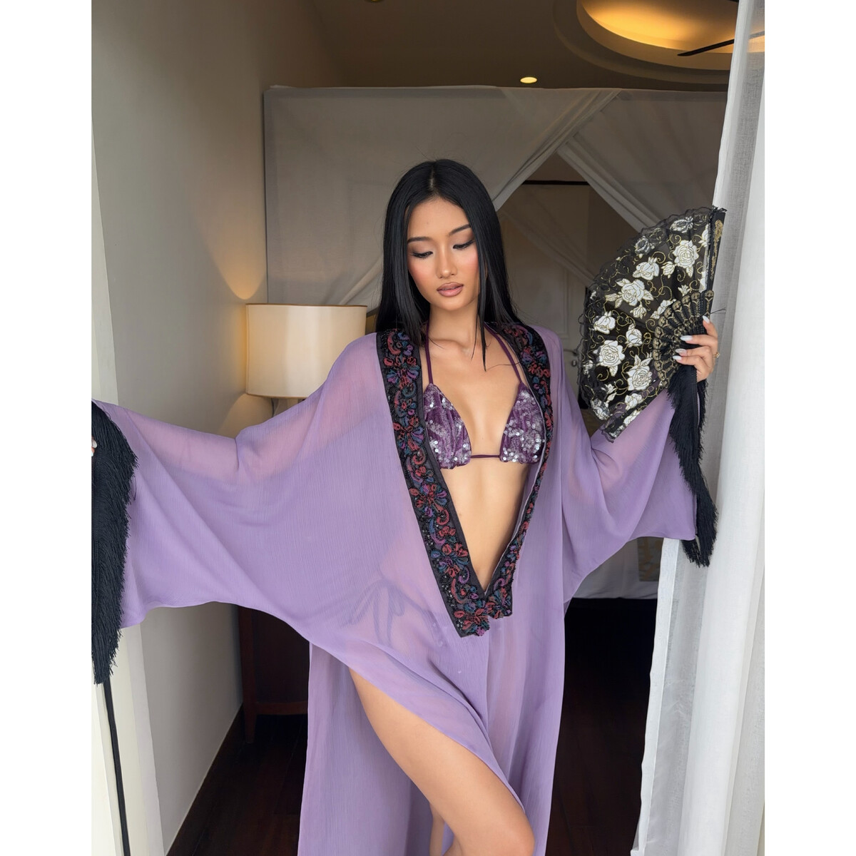 MANDY DUSTER (PURPLE)